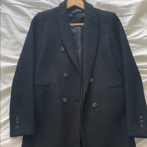Zara Masculine Double Breasted Coat